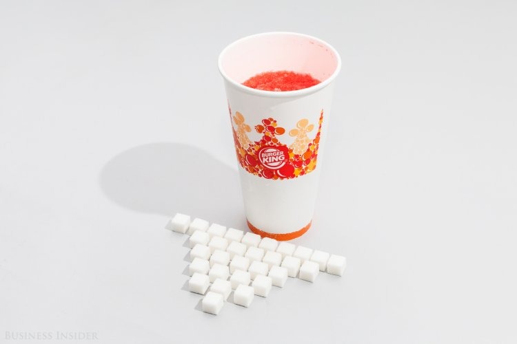 Burger King Frozen Fanta Cherry Ice Burger King Frozen Fanta Cherry Ice